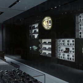 2 Blades 3d Image Projection Hologram Advertising Display For Jewellery Shops