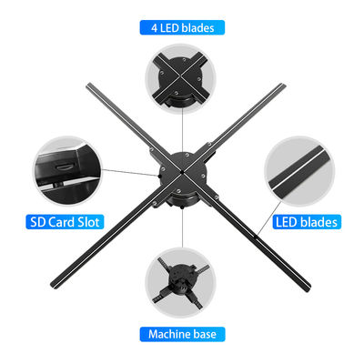 30W 52CM 4 Blades 3D Holographic Projection 1600*576dpi